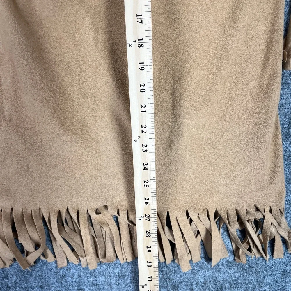Vintage Native American Costume Kids M Running Brook‎ Fringe Western Cowgirl 80s